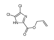 prop-2-enyl 4,5-dichloro-1H-imidazole-2-carboxylate Structure