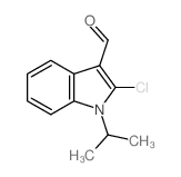 1H-Indole-3-carboxaldehyde,2-chloro-1-(1-methylethyl)- Structure