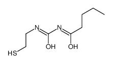 N-(2-sulfanylethylcarbamoyl)pentanamide结构式