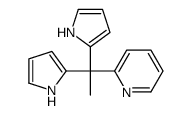 2-[1,1-bis(1H-pyrrol-2-yl)ethyl]pyridine结构式