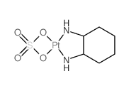 Platinum, (1,2-cyclohexanediamine-N,N)(sulfato(2-)-O,O)-, (SP-4-3-(cis))- structure