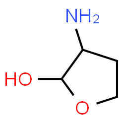 2-Furanol,3-aminotetrahydro-(9CI) structure