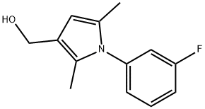 1-(3-fluorophenyl)-2,5-dimethyl-1h-pyrrole-3-methanol structure