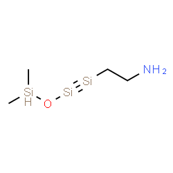 Siloxanes and Silicones, di-Me, 3-(2-aminoethyl)aminopropylsilylidynetris(oxy)tris- Structure