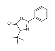 4-tert-butyl-2-phenyl-4H-1,3-oxazol-5-one Structure