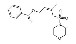 N-[(Z)-4-benzoyloxy-2-methylbut-2-ene-1-sulfonyl]morpholine Structure