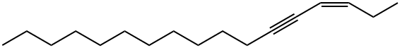 (Z)-3-Heptadecen-5-yne Structure