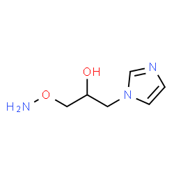 1H-Imidazole-1-ethanol,alpha-[(aminooxy)methyl]-(9CI) Structure