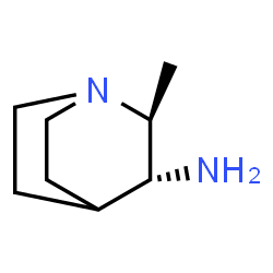 1-Azabicyclo[2.2.2]octan-3-amine,2-methyl-,(2S,3R)-(9CI)结构式