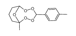 (4R,7S)-1-methyl-4-(p-tolyl)-2,3,5,6,11-pentaoxabicyclo[5.3.1]undecane Structure