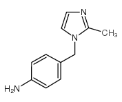 4-(2-METHYLIMIDAZOL-1-YLMETHYL)PHENYLAMINE Structure