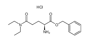 benzyl N,N-diethyl-(S)-glutaminate hydrochloridee结构式