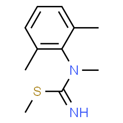 Carbamimidothioic acid, N-(2,6-dimethylphenyl)-N-methyl-, methyl ester (9CI) Structure