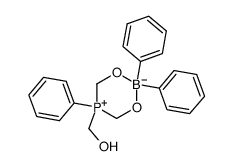 5-(Hydroxymethyl)-2,2,5-triphenyl-1,3,2,5-dioxaborataphosphoniarinane Structure