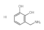 3-(Aminomethyl)-1,2-benzenediol hydriodide结构式