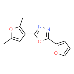 1,3,4-Oxadiazole,2-(2,5-dimethyl-3-furanyl)-5-(2-furanyl)-(9CI)结构式