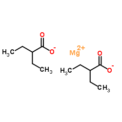 Magnesium bis(2-ethylbutanoate) Structure