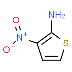 2-Thiophenamine,3-nitro-(9CI)结构式