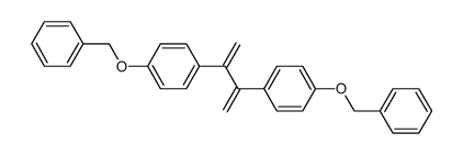 2,3-di(4-benzyloxyphenyl)-1,3-butadiene结构式