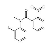 N-(2-iodophenyl)-N-methyl-2-nitrobenzamide Structure