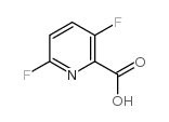 3,6-Difluoropicolinic acid structure