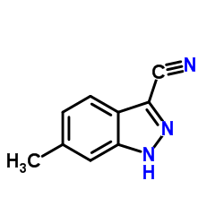 6-Methyl-1H-indazole-3-carbonitrile structure