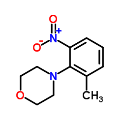 4-(2-Methyl-6-nitrophenyl)morpholine结构式