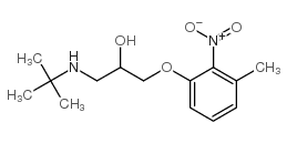 1-(3-methyl-2-nitro-phenoxy)-3-(tert-butylamino)propan-2-ol Structure