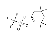 3,3,5,5-tetramethylcyclohex-1-en-1-yl triflate Structure