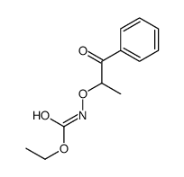 ethyl N-(1-oxo-1-phenylpropan-2-yl)oxycarbamate Structure