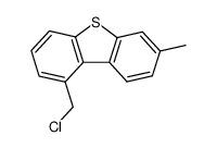 1-chloromethyl-6-methyldibenzothiophene结构式