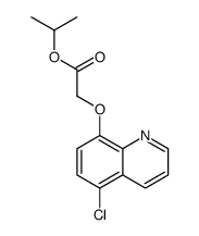 propan-2-yl 2-(5-chloroquinolin-8-yl)oxyacetate Structure