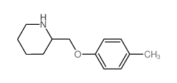 2-[(4-Methylphenoxy)methyl]piperidine structure