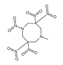 1-methyl-3,3,5,7,7-pentanitro-1,5-diazocane结构式