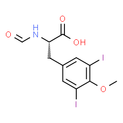 (S)-3-(3,5-DIIODO-4-METHOXYPHENYL)-2-FORMAMIDOPROPANOIC ACID structure