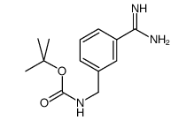 3-BOC-AMINOMETHYLBENZAMIDINE Structure