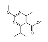 2-methoxy-4-methyl-6-propan-2-ylpyrimidine-5-carboxylate Structure