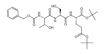 Z-Thr-Ser-Glu(OtBu)-OtBu Structure