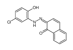 2-[(5-chloro-2-hydroxyphenyl)hydrazinylidene]naphthalen-1-one Structure