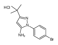 2-(4-bromophenyl)-5-tert-butylpyrazol-3-amine,hydrochloride picture