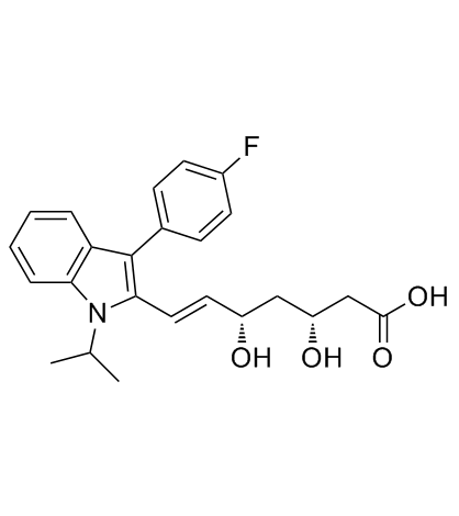 Fluvastatin Structure