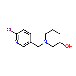 1-[(6-Chloro-3-pyridinyl)methyl]-3-piperidinol Structure