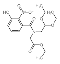 ethyl 2-[2,2-diethoxyethyl-(3-hydroxy-2-nitro-benzoyl)amino]acetate picture