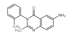 6-amino-2-methyl-3-(2-methylphenyl)quinazolin-4-one Structure