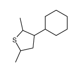 2,5-Dimethyl-3-cyclohexylthiophan Structure