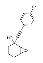 2-[2-(4-bromophenyl)ethynyl]-7-oxabicyclo[4.1.0]heptan-2-ol Structure