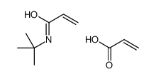 N-tert-butylprop-2-enamide,prop-2-enoic acid Structure