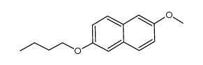 2-n-butoxy-6-methoxynaphthalene Structure