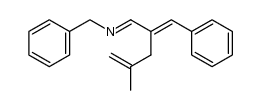 N-(2-benzylidene-4-methylpent-4-en-1-ylidene)-1-phenylmethanamine Structure