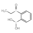 2-乙磺酰基苯硼酸结构式